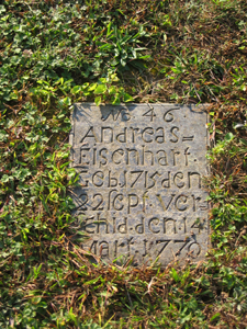 Andreas Eisenhart's Grave