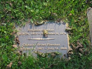 Benjamin and Catherine Eisenharts marker