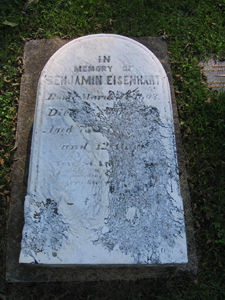 Benjamin Eisenhart's Gravestone