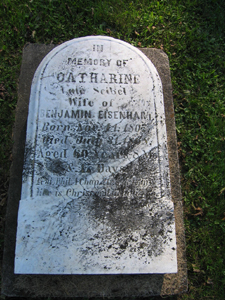 Catherine Seibel Eisenhart's Gravestone