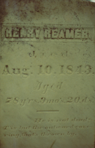 Henry Reamer's Gravestone